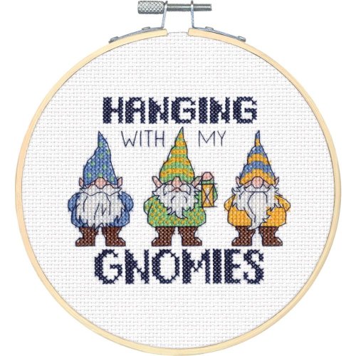 (image for) Round Gnomies Counted Cross Stitch Kit